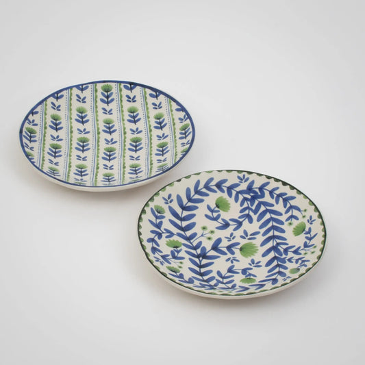 Paisley Ceramic Side Plate Set - GigiandTom