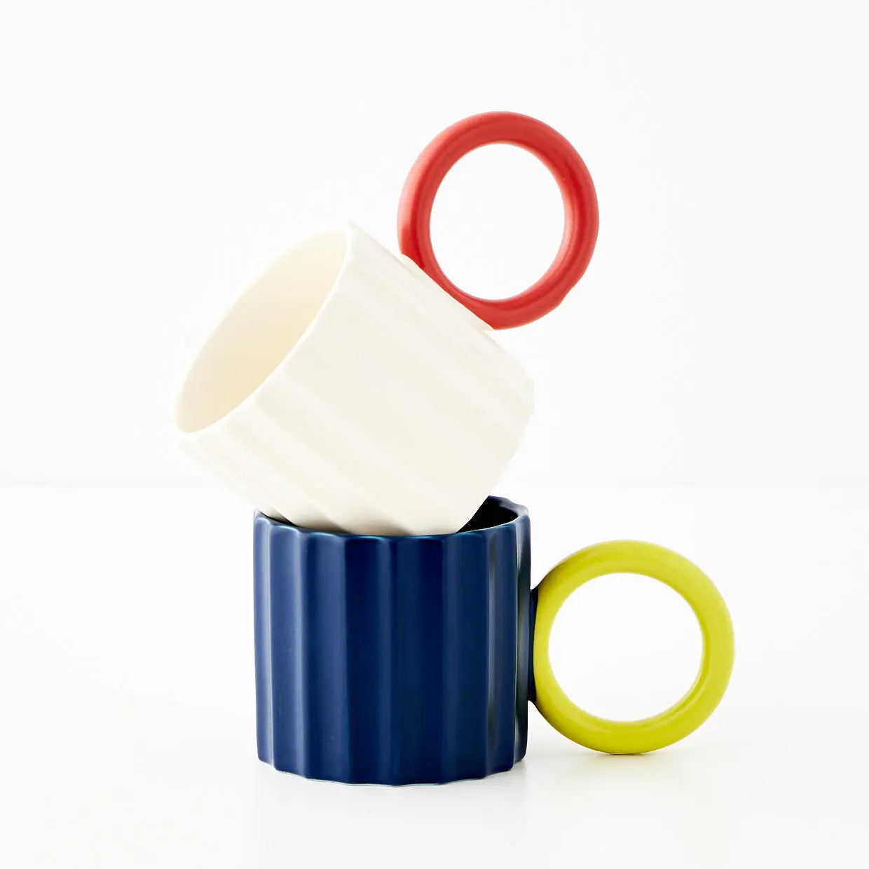 Piccolo Ceramic Coffee Cup Navy - GigiandTom