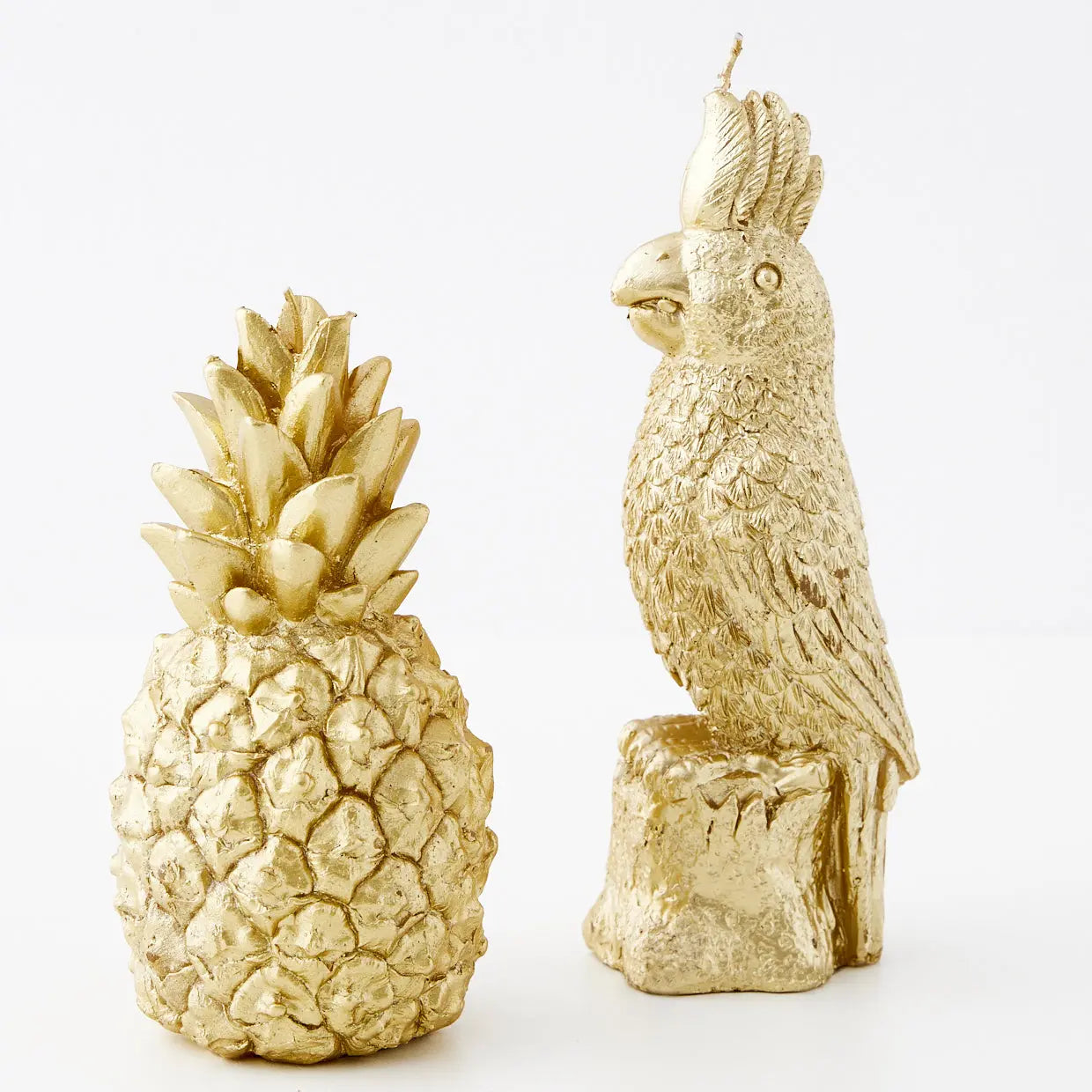 Pineapple Shaped Candle Gold - GigiandTom