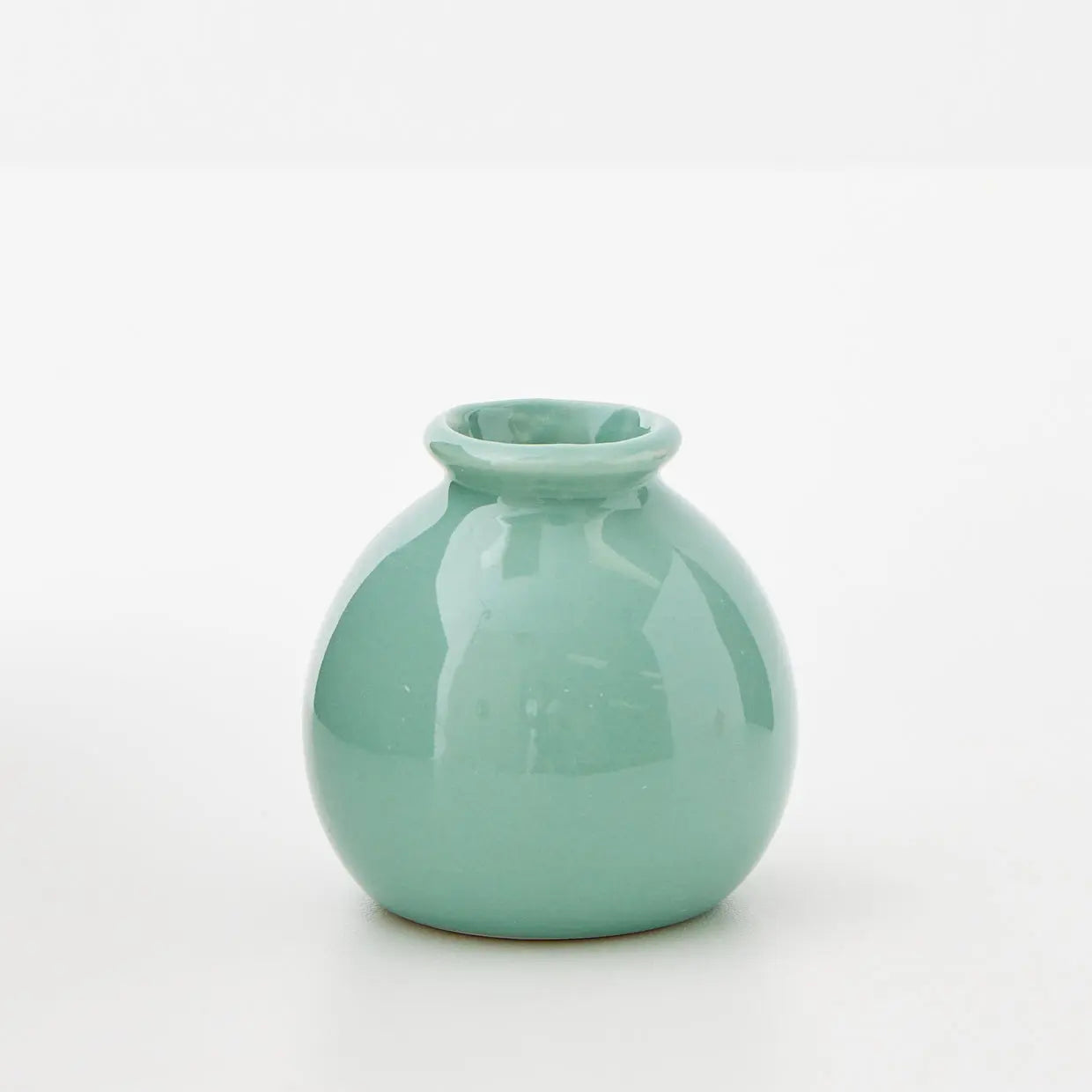 Posy Ceramic Vase Aqua Blue - GigiandTom