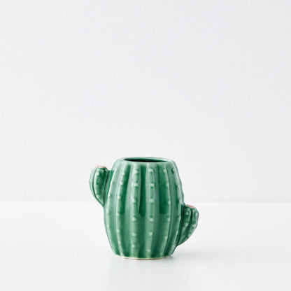 Prickle My Fancy Ceramic Bud Vase Green - GigiandTom