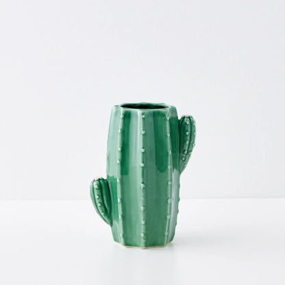 Prickle My Fancy Ceramic Vase Green - GigiandTom
