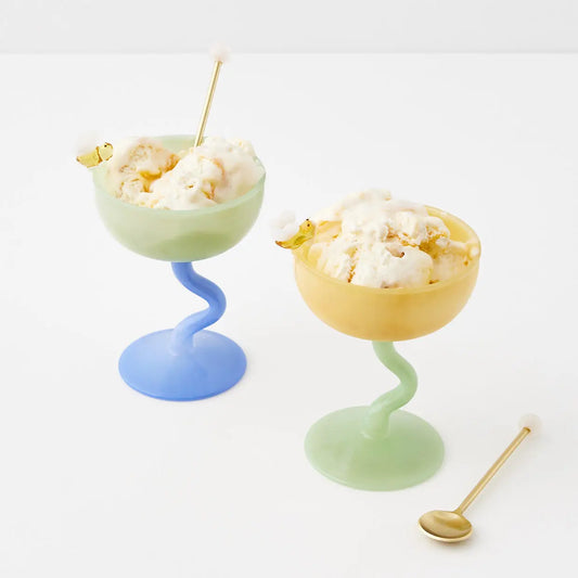 Quartz Brass Dessert Tea Spoon Set - GigiandTom