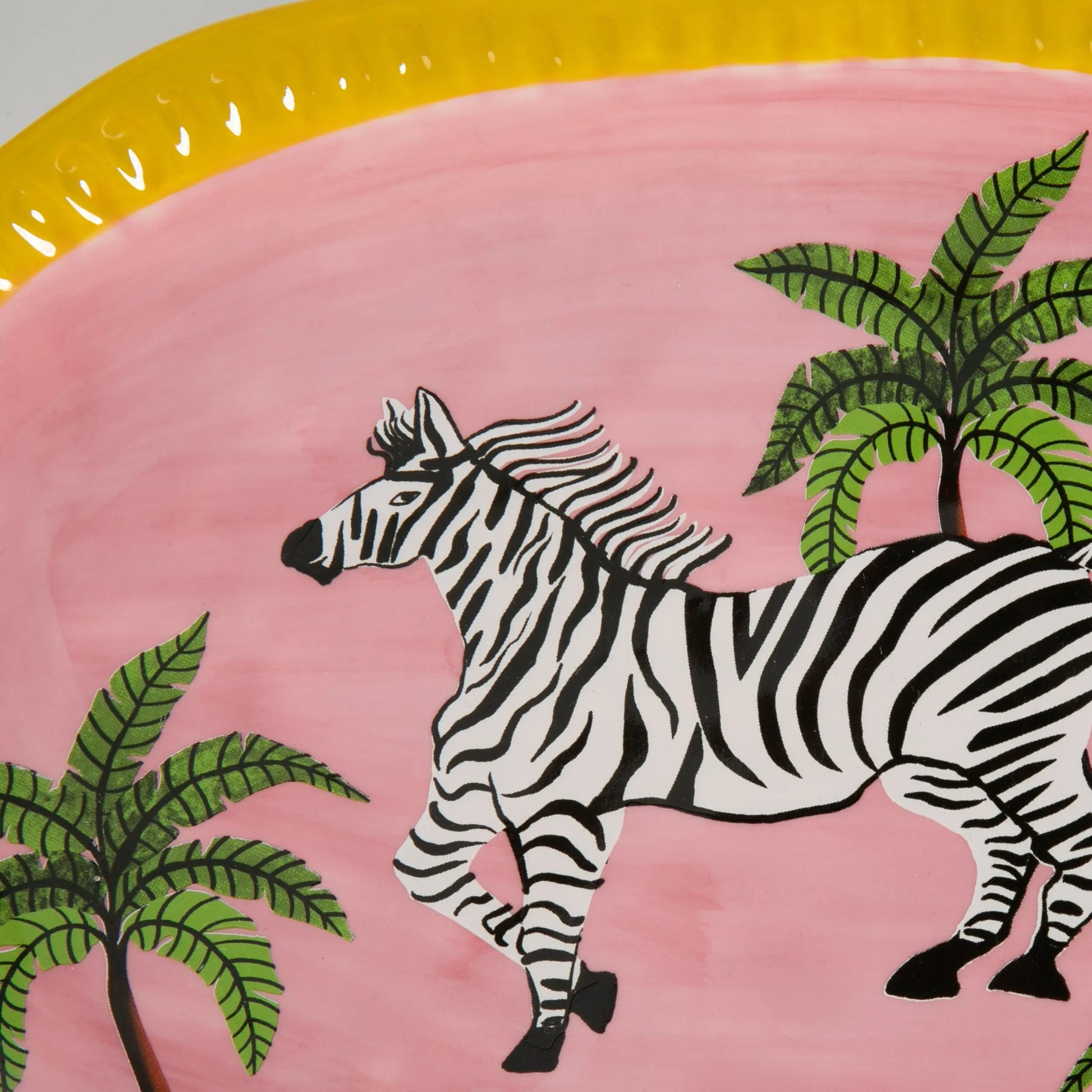 Ra-ra Zebra Ceramic Serving Platter - GigiandTom