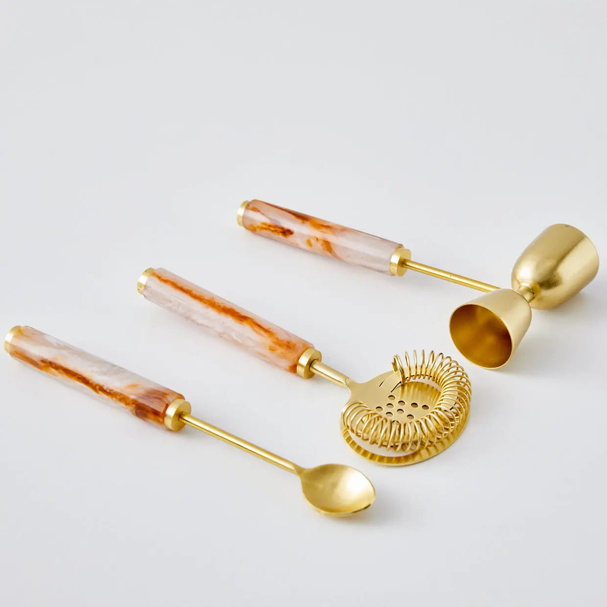 Resin Bar Tool Set Amber - GigiandTom
