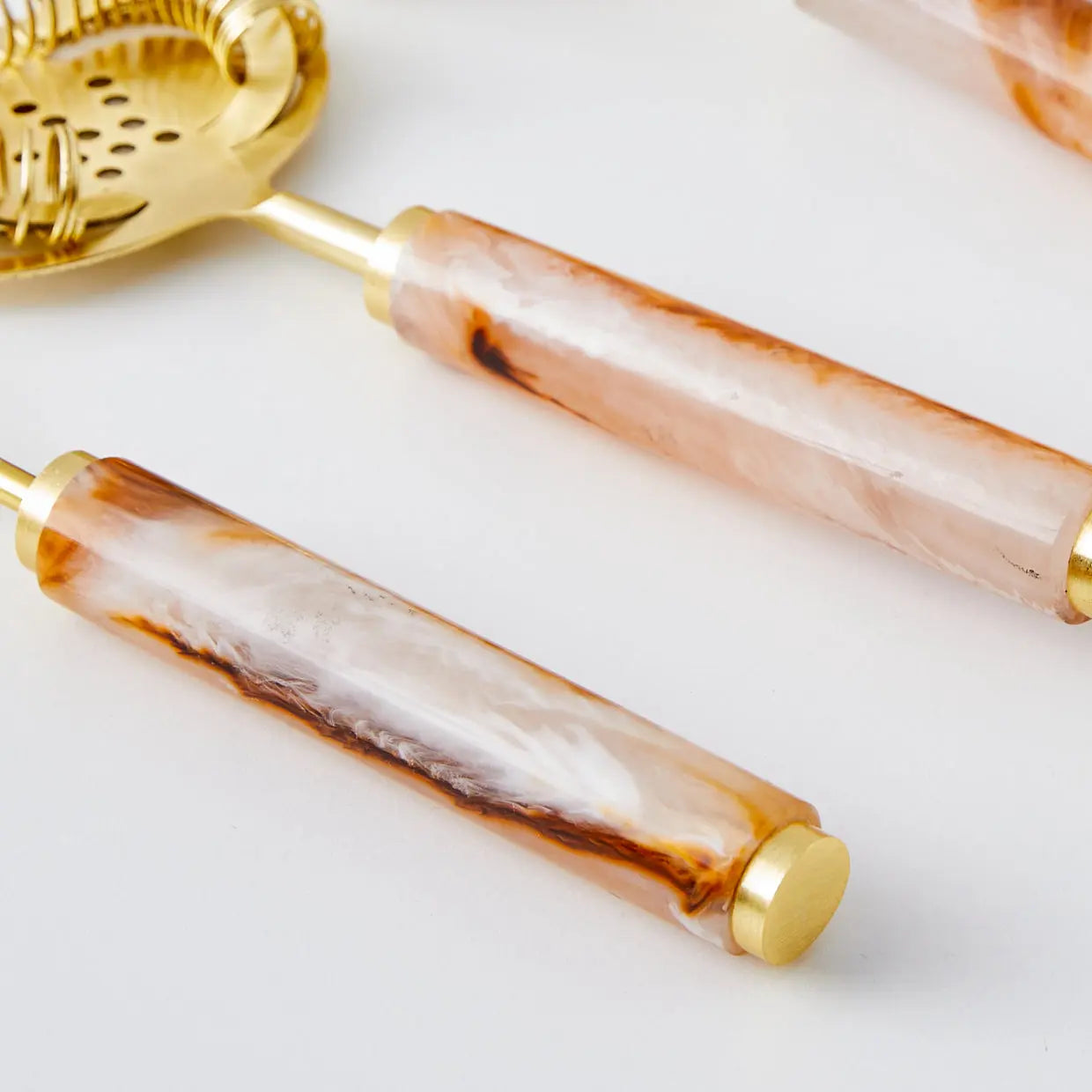 Resin Bar Tool Set Amber - GigiandTom