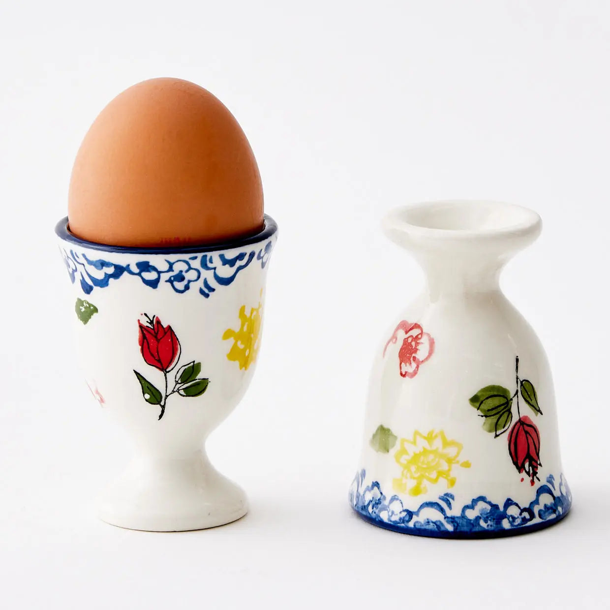 Springtime Ceramic Egg Cup Set - GigiandTom