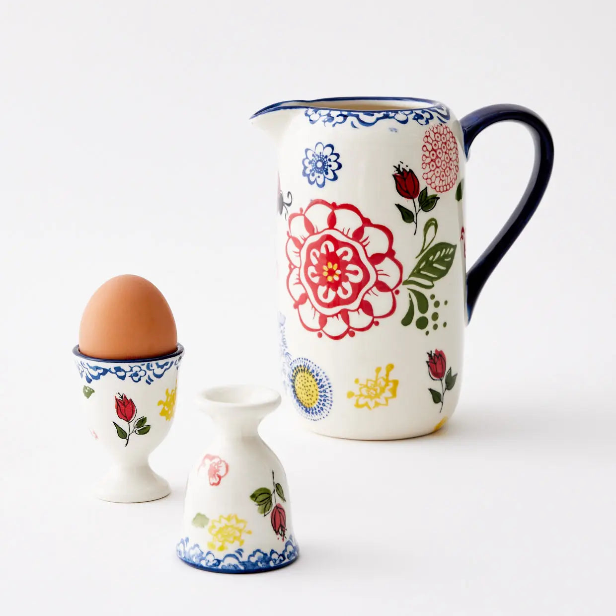 Springtime Ceramic Egg Cup Set - GigiandTom