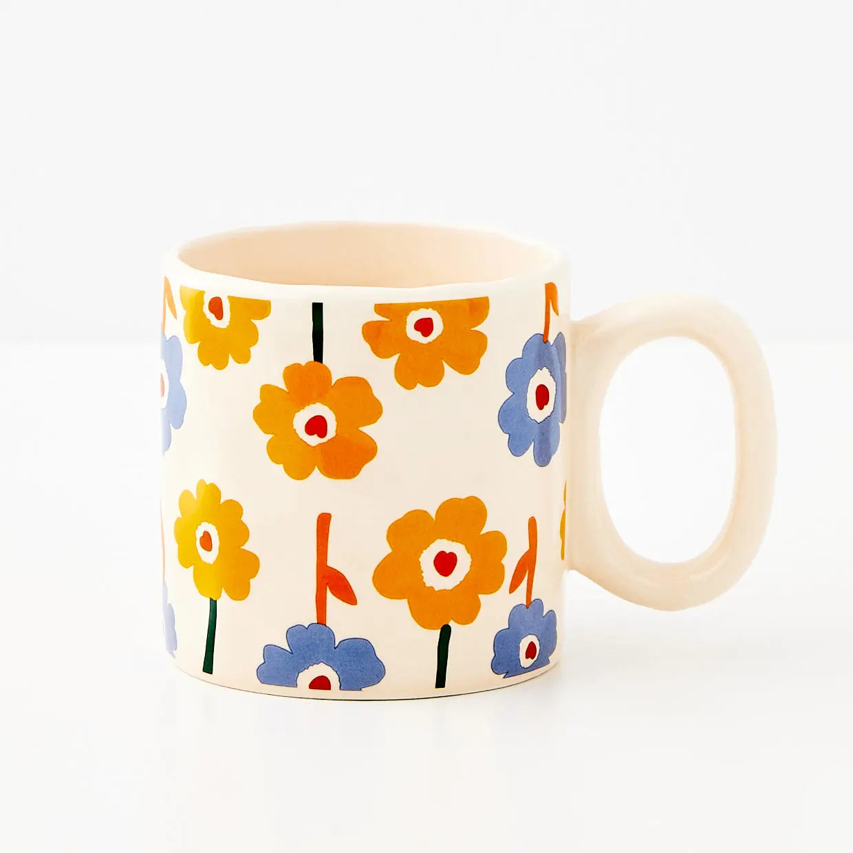 Springtime Ceramic Mug Yellow - GigiandTom