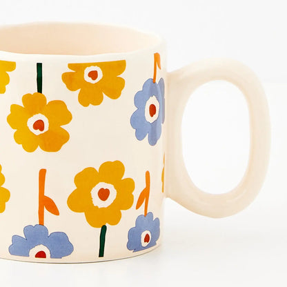 Springtime Ceramic Mug Yellow - GigiandTom