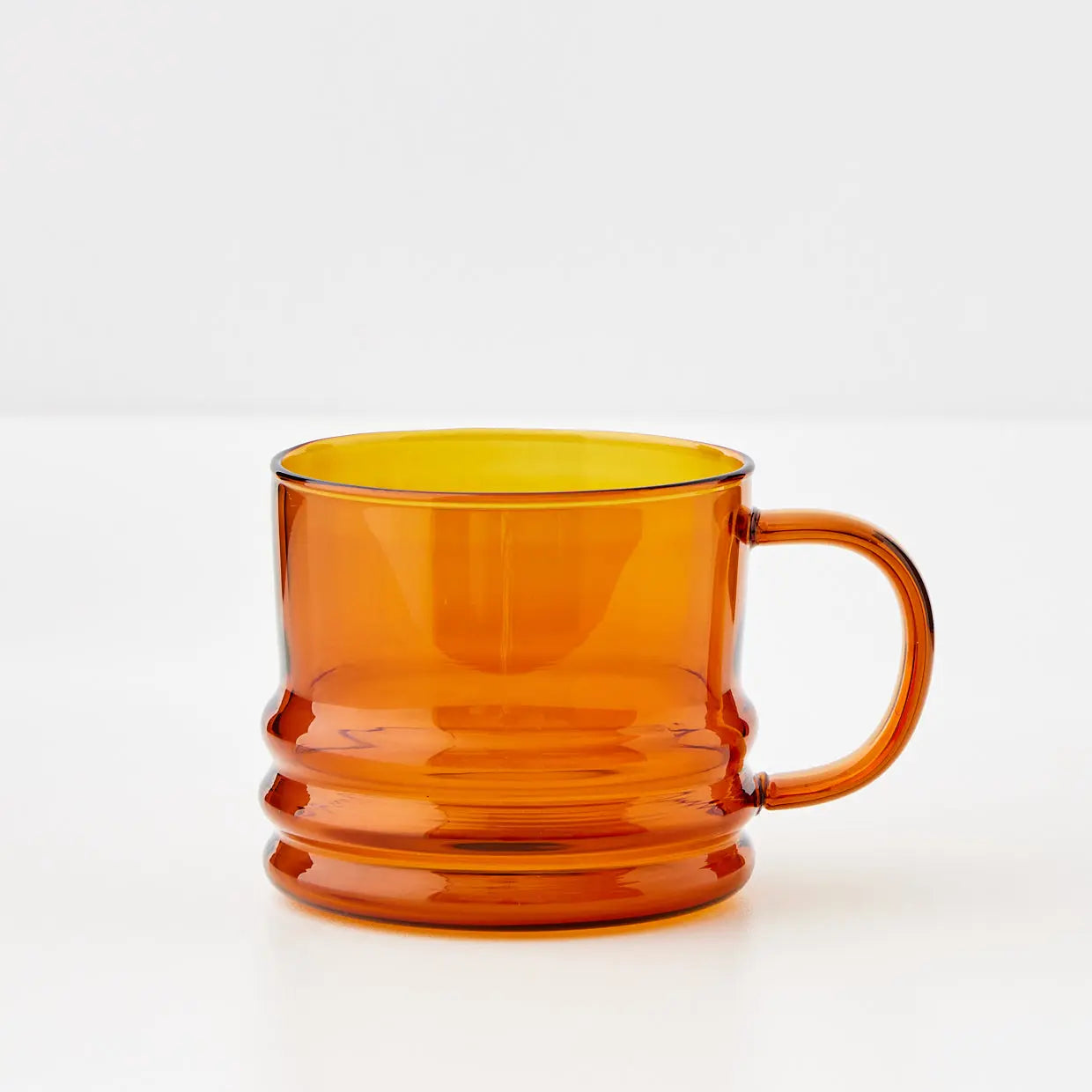 Stack Glass Coffee Mug Amber - GigiandTom