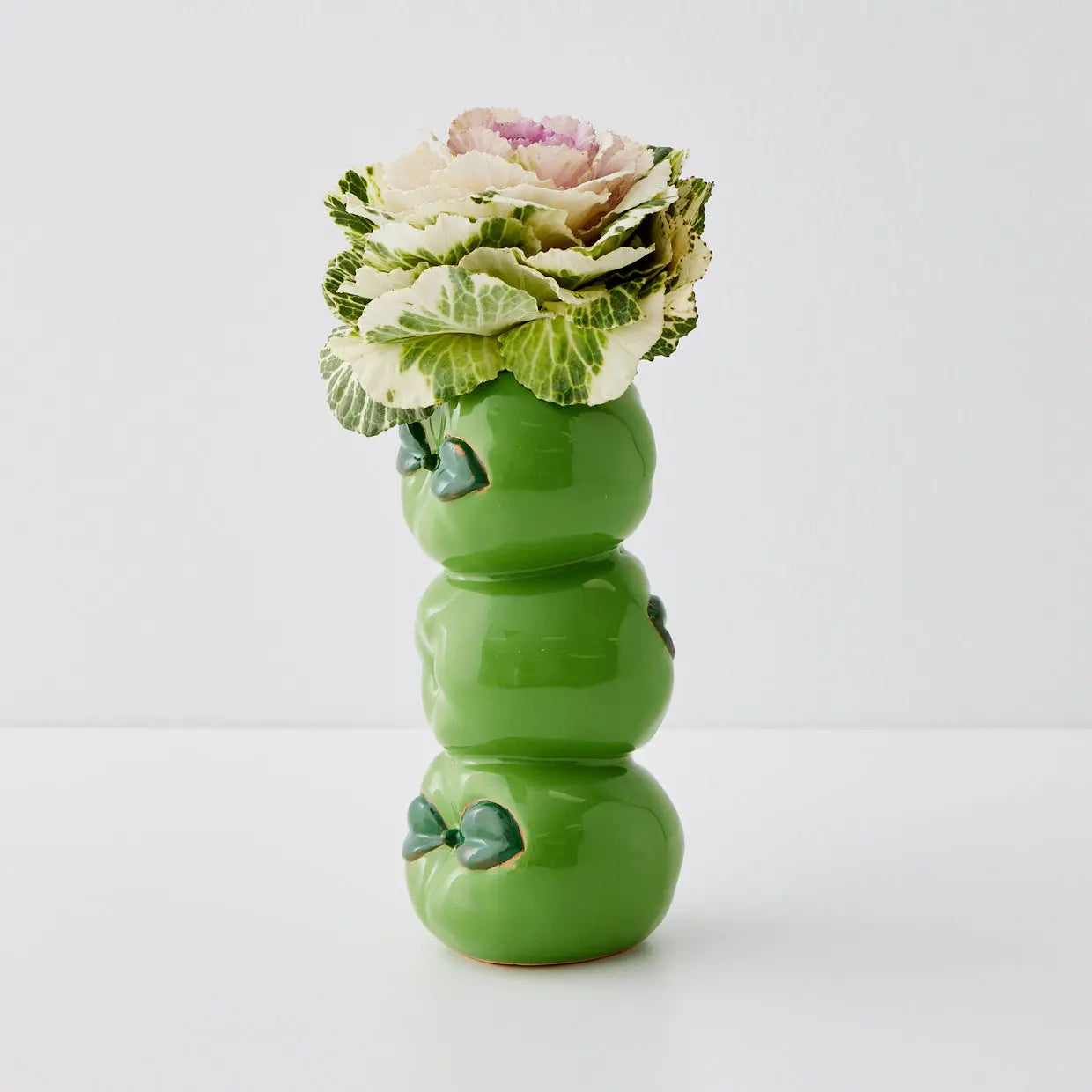 Stacked Apple Ceramic Vase - GigiandTom