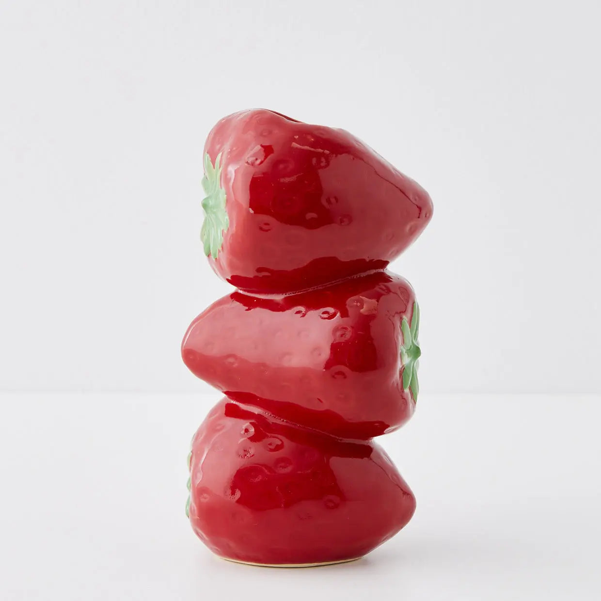 Stacked Strawberry Ceramic Vase - GigiandTom