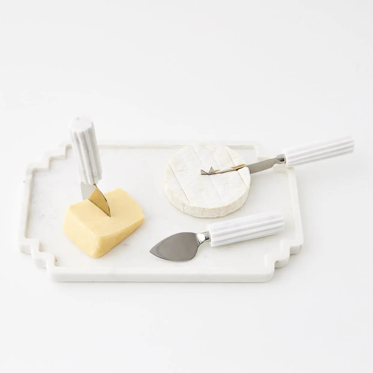 Fromage Marble/Stainless Steel Cheese Knife Set - GigiandTom