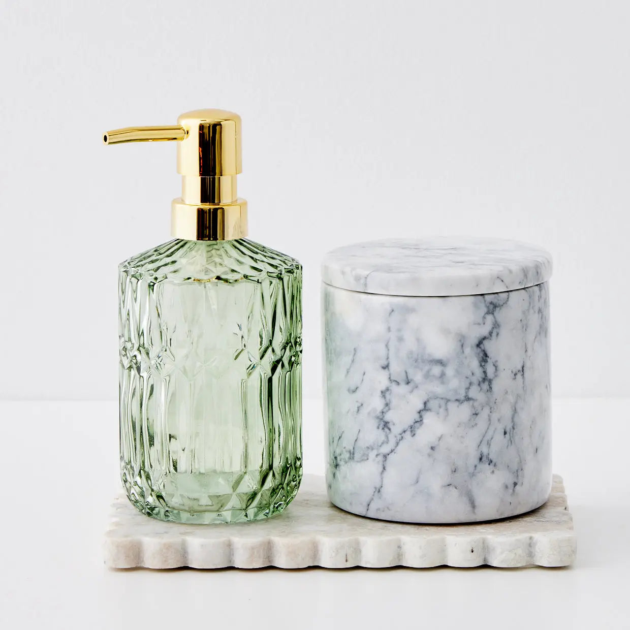 Stone Storage Jar with Lid - GigiandTom