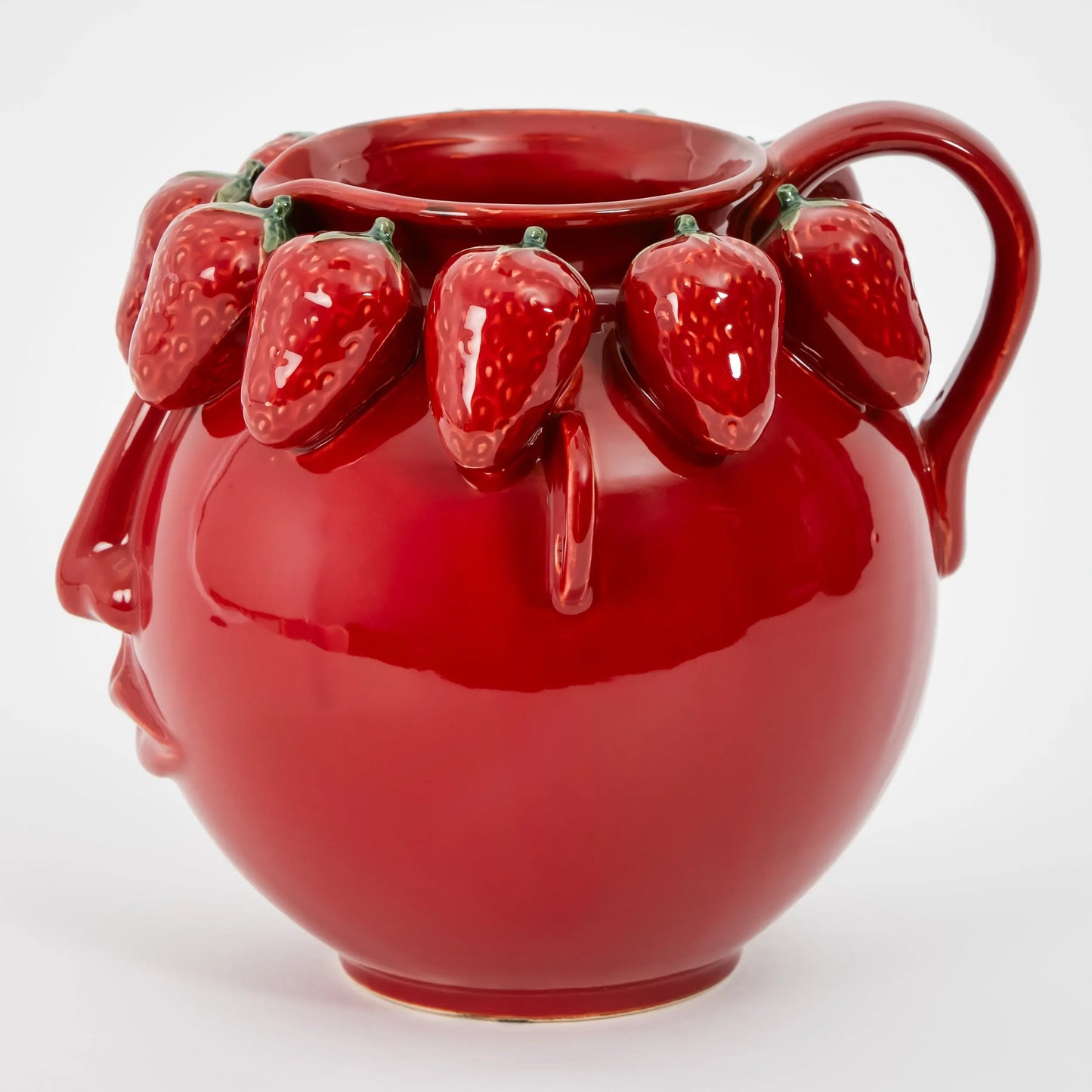 Strawberry Girl Ceramic Pitcher - GigiandTom