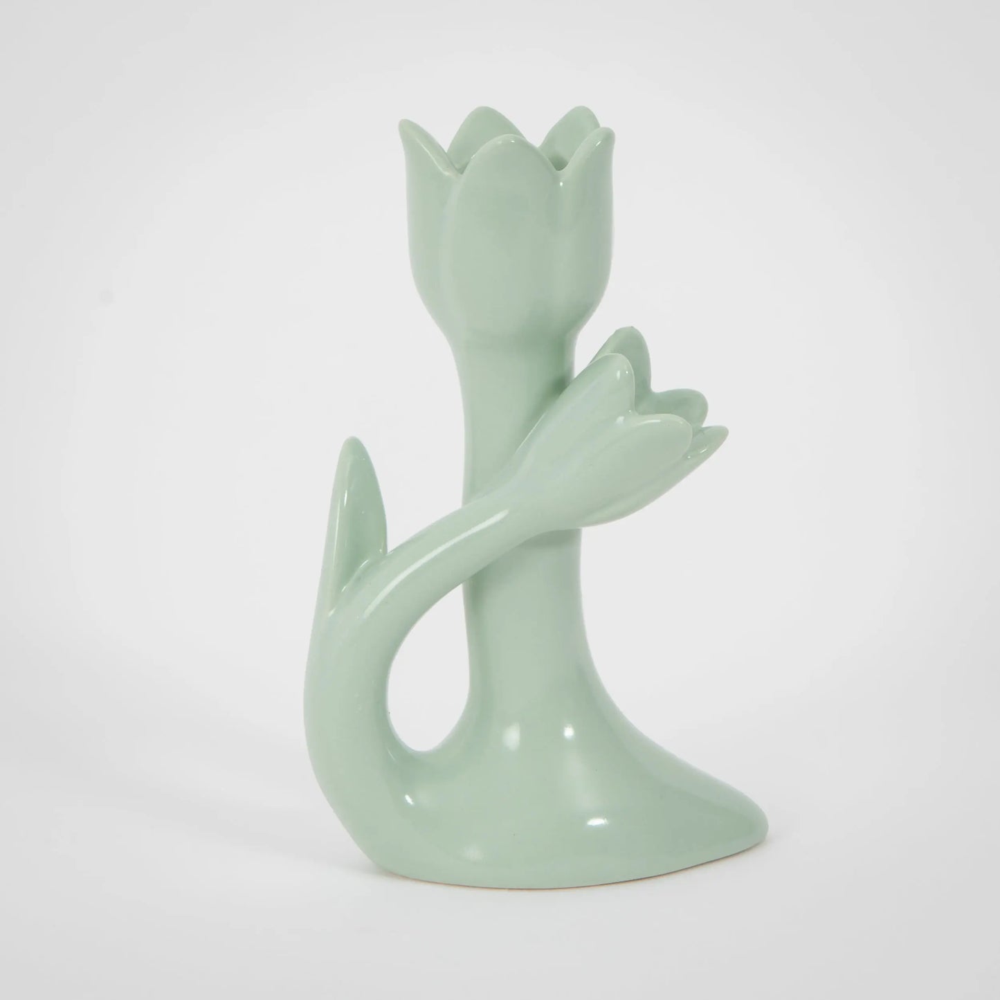 Tulipania Ceramic Taper Candle Holder - GigiandTom