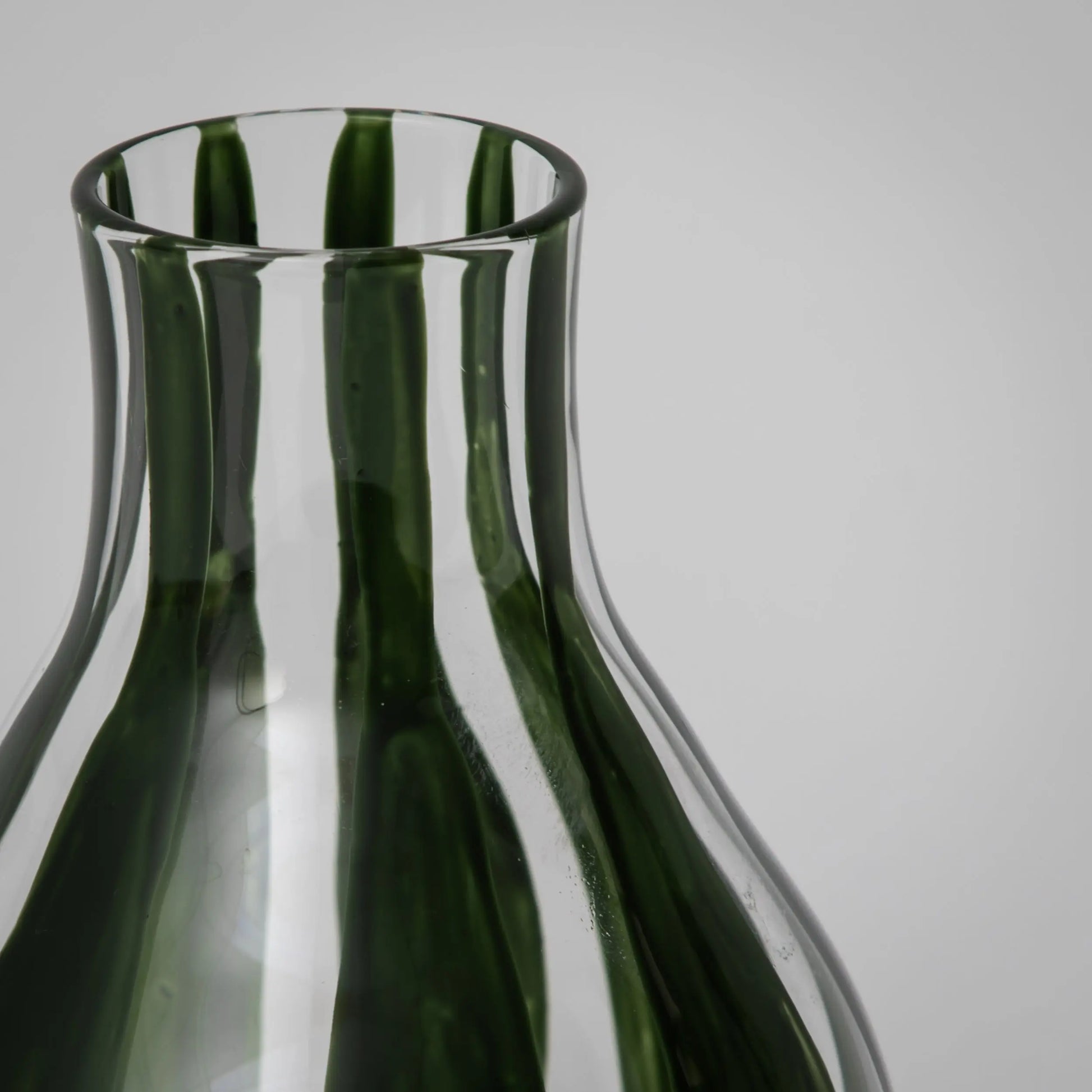 Vertigo Glass Bud Vase Green - GigiandTom