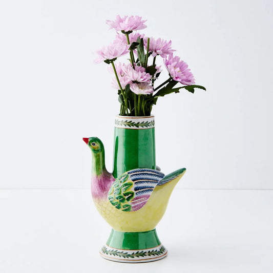 Vintage Birdy Ceramic Vase - GigiandTom