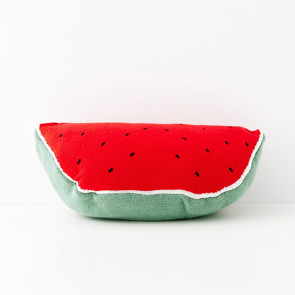 Watermelon Red Cotton Cushion - GigiandTom