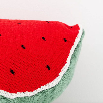 Watermelon Red Cotton Cushion - GigiandTom