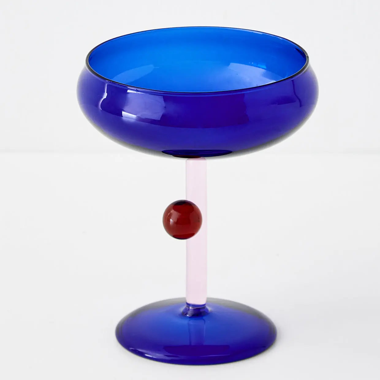 Large Cocktail Glass Blue - GigiandTom